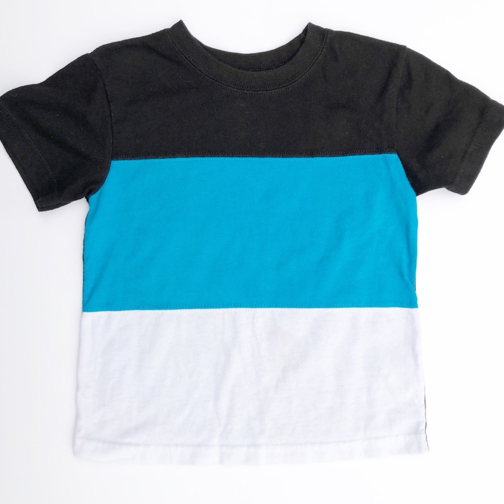 Boys color block t-shirt.